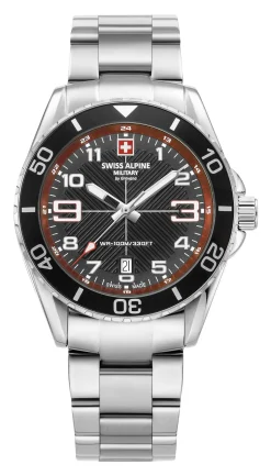 Swiss Alpine Military Herren Armbanduhr Taucheruhr Raptor 7029.1136