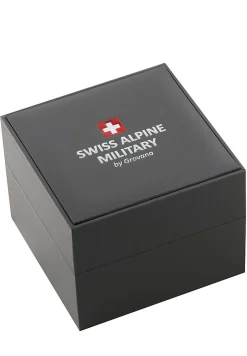Swiss Alpine Military Herren Armbanduhr 7095.2177 Automatic Datumsfenster Armband Stainless Steel