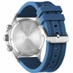 Swiss Alpine Military Herren Armbanduhr Chronograph Raptor blau 7029.9835