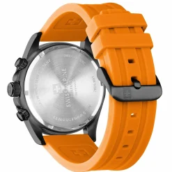 Swiss Alpine Military Herren Armbanduhr Chronograph Raptor orange 7029.9879