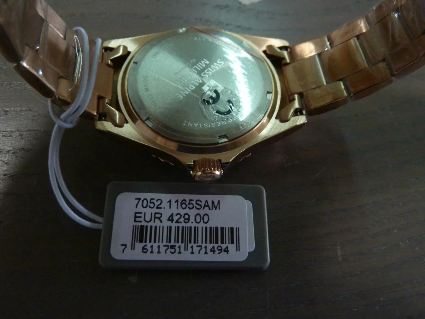 Swiss Alpine Military Herren Armbanduhr 7052.1165