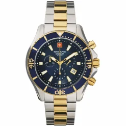 Swiss Alpine Military Herren Armbanduhr Edelstahl 44 mm 7040.9145