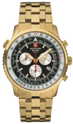 Swiss Alpine Military Herren Armbanduhr Chronograph 7078.9117