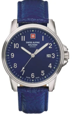 Swiss Alpine Military Herren Armbanduhr 40 mm Armband Leder 7011.1535