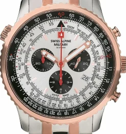 Swiss Alpine Military Herren Armbanduhr Chronograph 7078.9152