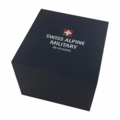 Swiss Alpine Military Herren Armbanduhr 45 mm Armband Leder 7078.9532