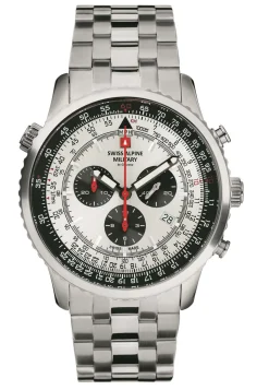 Swiss Alpine Military Herren Armbanduhr Chronograph Spirit 7078.9132