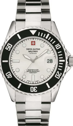 Swiss Alpine Military Herren Armbanduhr Master-Diver Analog Quarz 7053.1132