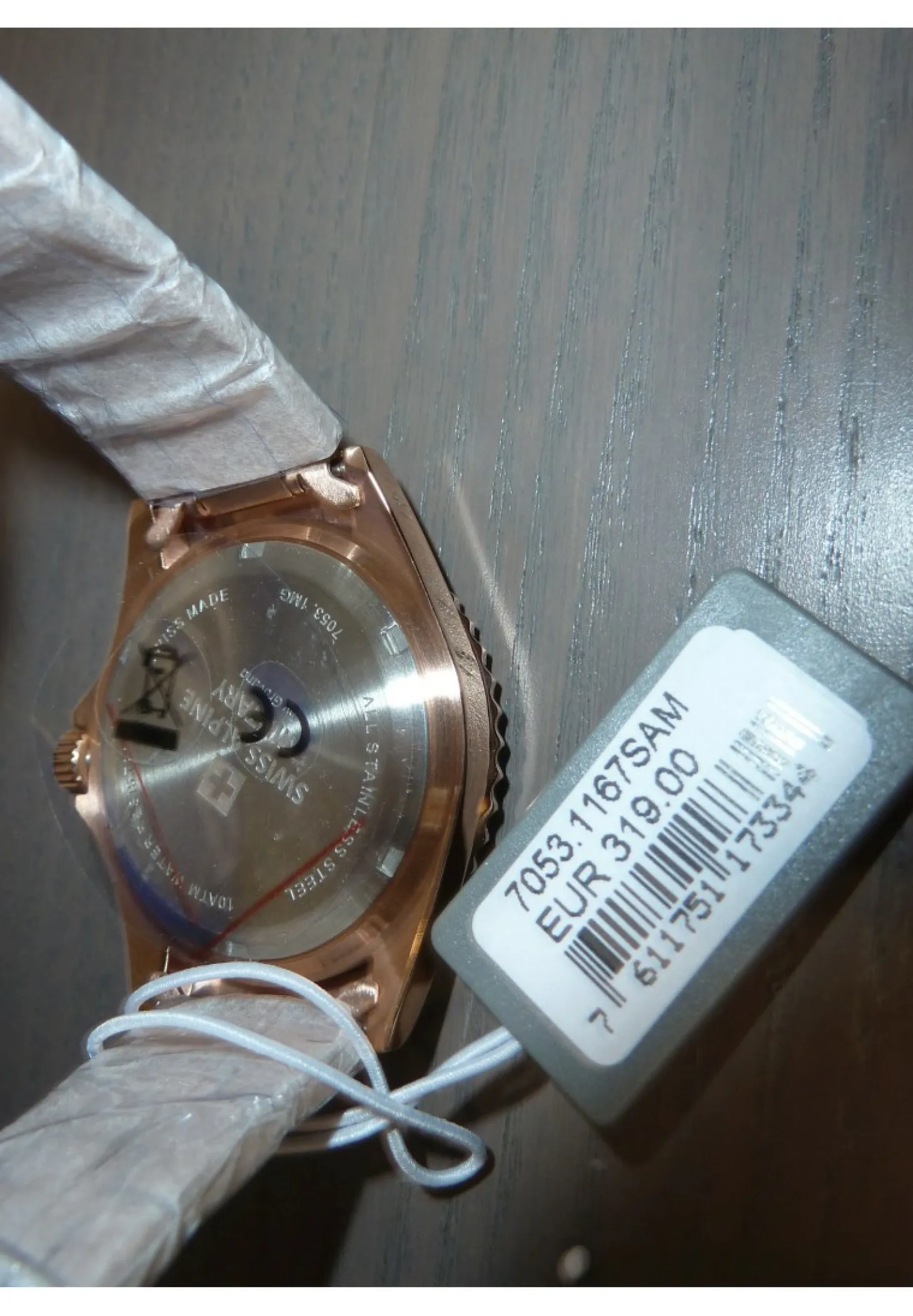 Swiss Alpine Military Herren Armbanduhr Edelstahl 7053.1167