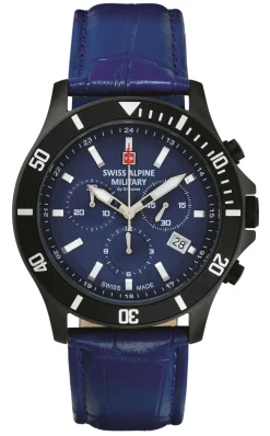 Swiss Alpine Military Herren Armbanduhr 42 mm Armband Edelstahl 7022.9575