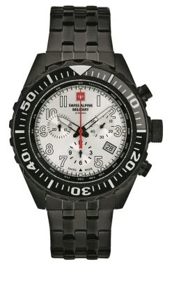Swiss Alpine Military Herren Armbanduhr Chrono 44mm 10ATM 7076.9172