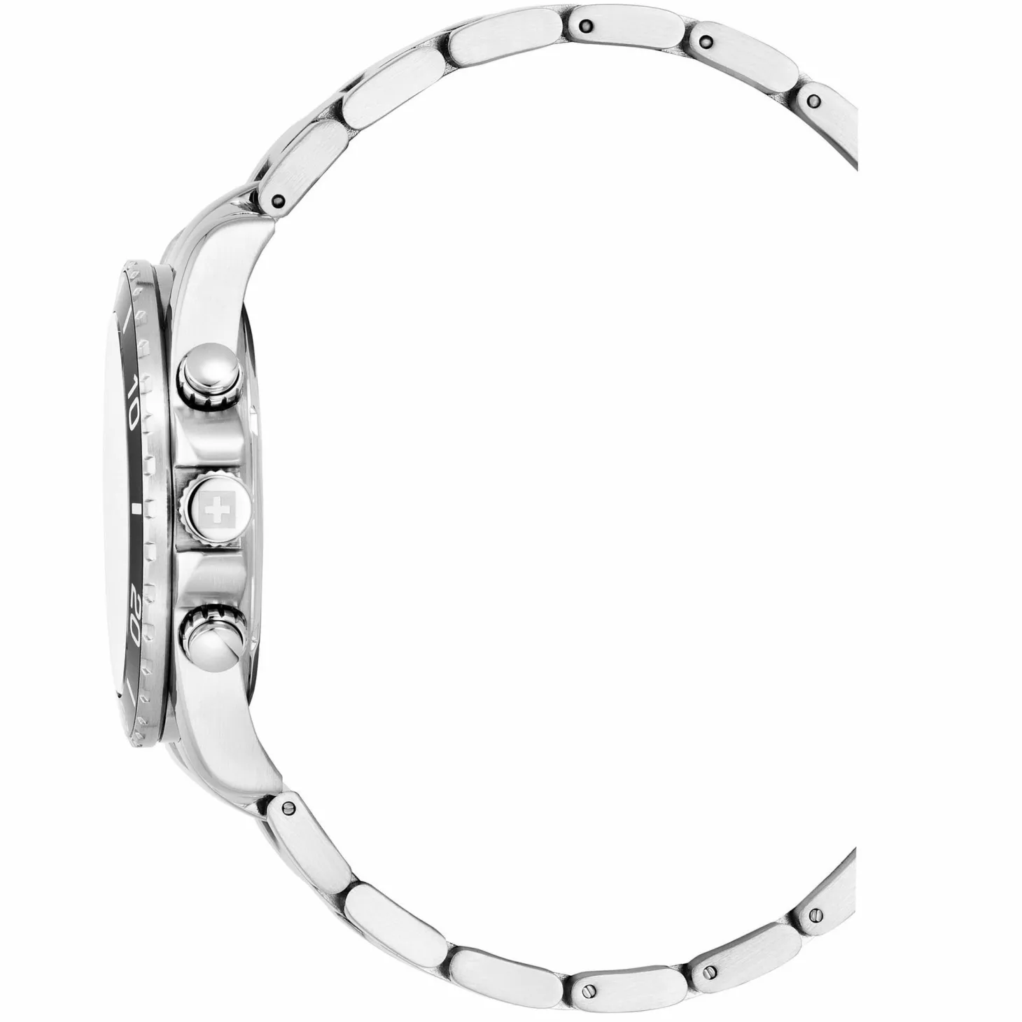 Swiss Alpine Military Herren Armbanduhr Chronograph Raptor silber 7029.9139