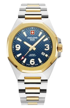 Swiss Alpine Military Herren Armbanduhr 42 mm Avenger silber 7005.1145