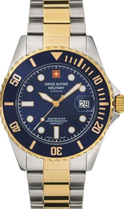 Swiss Alpine Military Herren Armbanduhr Edelstahl 7053.1145