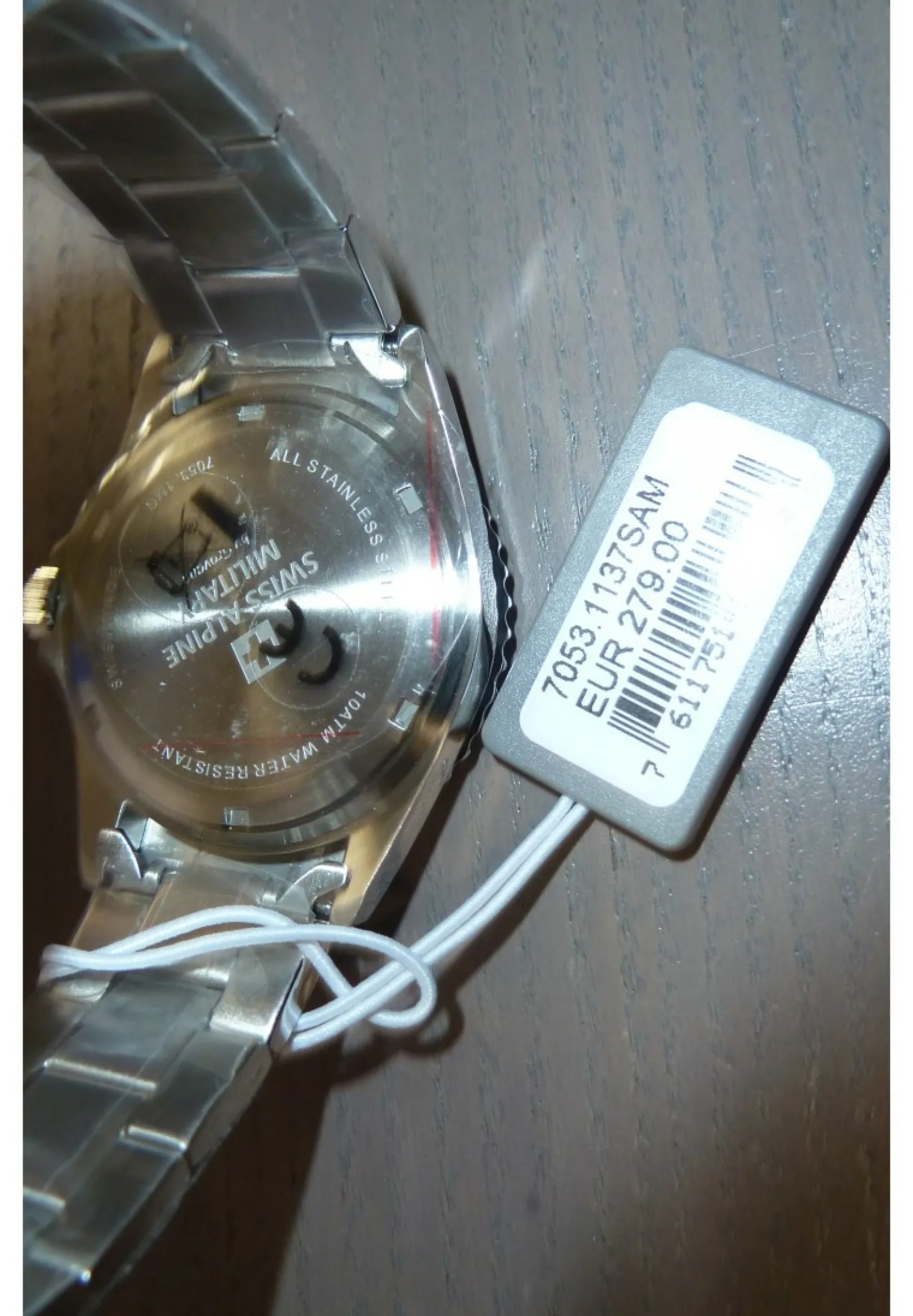 Swiss Alpine Military Herren Armbanduhr Master-Diver Analog Quarz 7053.1137