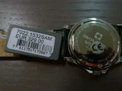 Swiss Alpine Military Herren Armbanduhr 42 mm Armband Leder 7022.1532