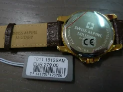 Swiss Alpine Military Herren Armbanduhr 40 mm Armband Leder 7011.1512