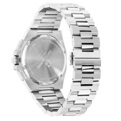 Swiss Alpine Military Herren Armbanduhr Chronograph 42 mm Avenger silber 7005.9135