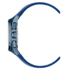 Swiss Alpine Military Herren Schweizer Armbanduhr 42 mm Armband Silikon blau 7005.9895