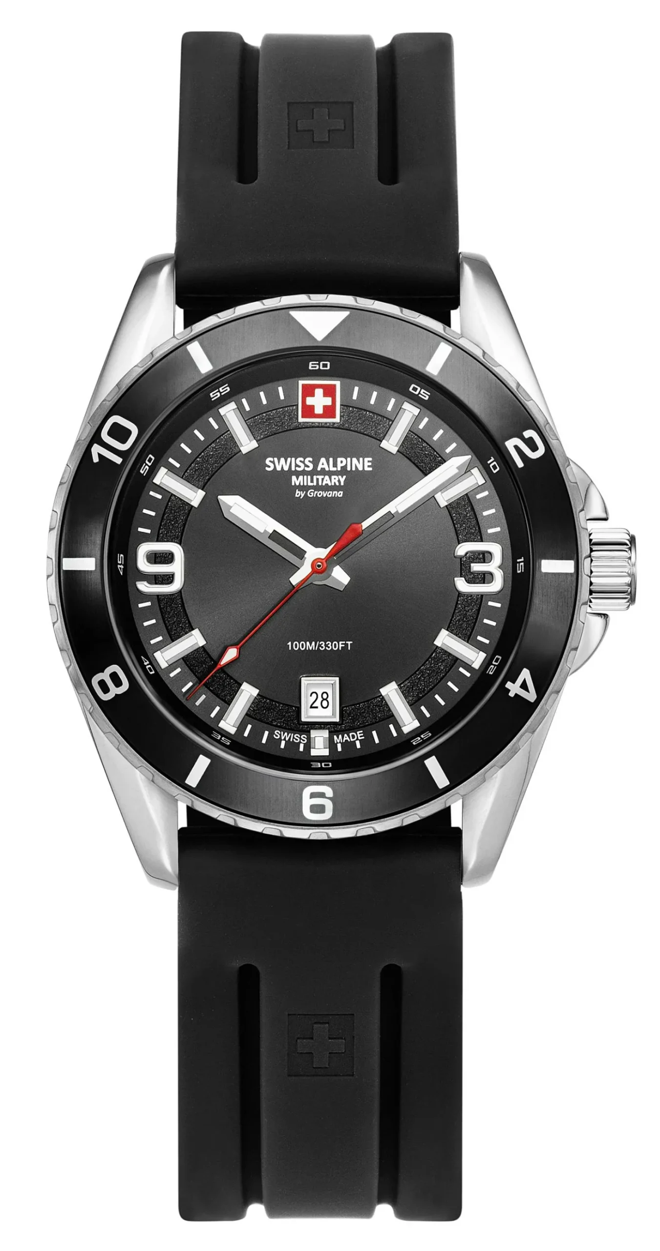 Swiss Alpine Military Herrenarmbanduhr Sierra Schwarz 7034.1837