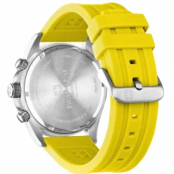 Swiss Alpine Military Herren Armbanduhr Chronograph Raptor gelb 7029.9838