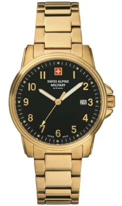 Swiss Alpine Military Herren Armbanduhr 40 mm Armband Edelstahl 7011.1117