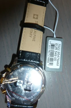 Swiss Alpine Military Herren Armbanduhr 42 mm Armband Leder 7022.9547