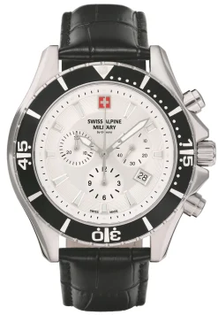 Swiss Alpine Military Herren Armbanduhr Nautilus Lederarmband 44 mm 7040.9532