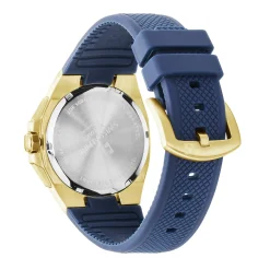 Swiss Alpine Military Herren Schweizer Armbanduhr 42 mm Armband Silikon blau 7005.9815