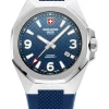 Swiss Alpine Military Herren Armbanduhr 42 mm Avenger Silicon blau 7005.1835