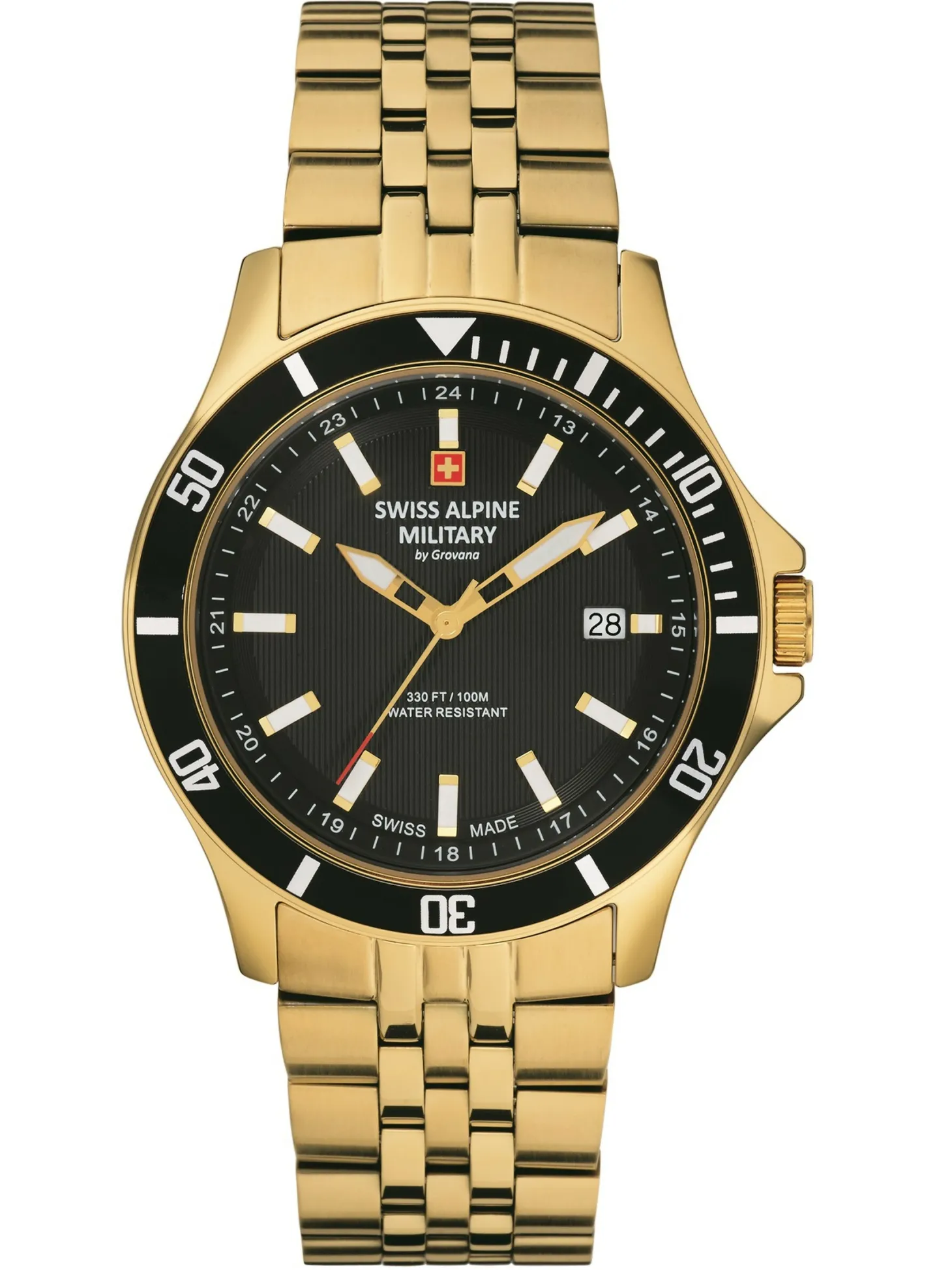 Swiss Alpine Military Herren Armbanduhr Taucheruhr 7022.1117