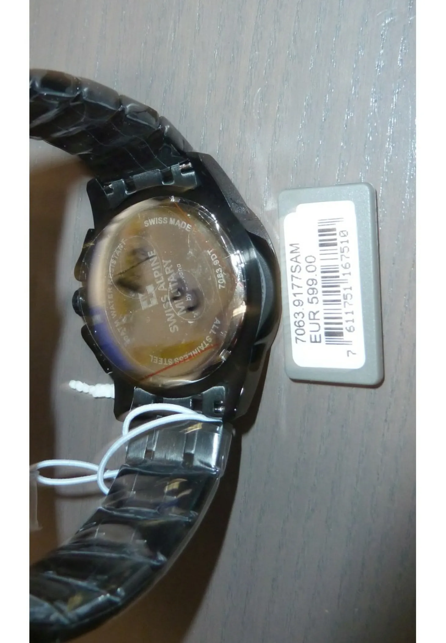 Swiss Alpine Military Herren Armbanduhr Chrono 45mm 10ATM 7063.9177