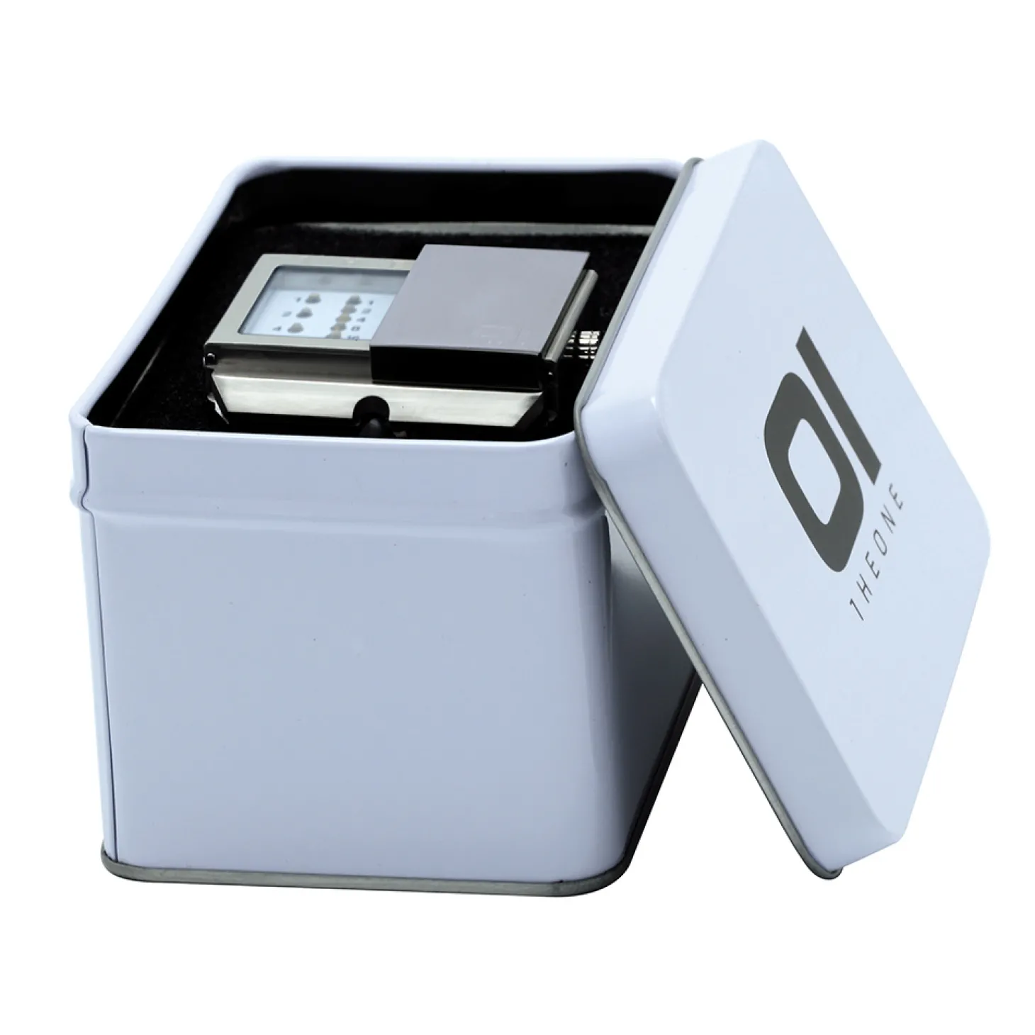 THE ONE Uhr Herren Binär-Armbanduhr Slider Watch SD101B1