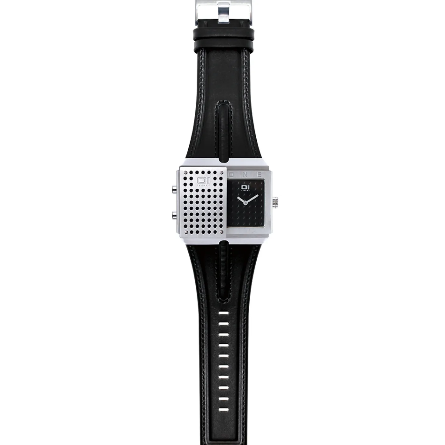 THE ONE Uhr Herren Binär-Armbanduhr Slider Watch SD128B1