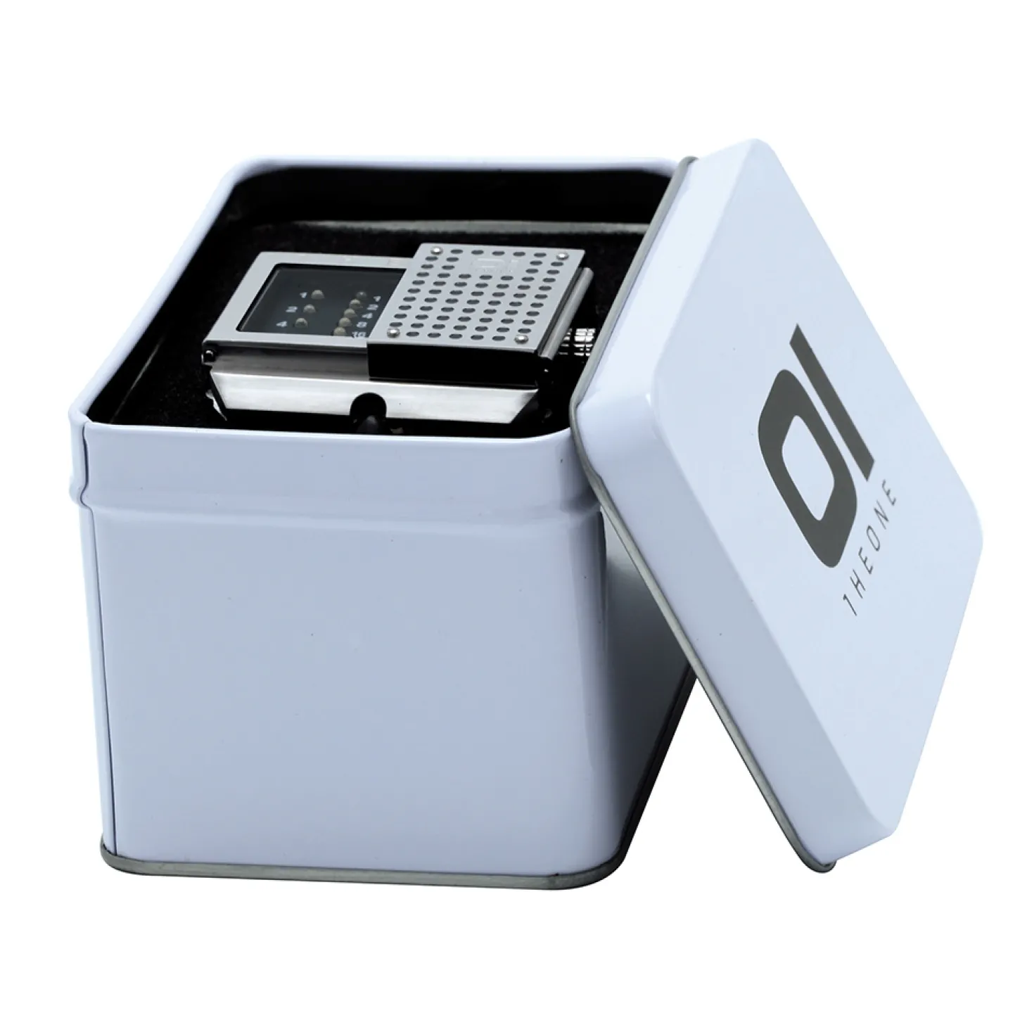 THE ONE Uhr Herren Binär-Armbanduhr Slider Watch SD128B1