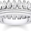 Thomas Sabo Damen-Ring Krone Blätter Silber TR2282-051-14
