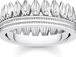 Thomas Sabo Damen-Ring Krone Blätter Silber TR2282-051-14
