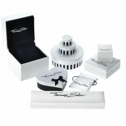 Thomas Sabo Nylon Armband mit Rosenquartz Perlen LBA0002-813-9-L21V