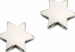 Titanohrstecker polierte Sternchen Ø ca. 7 mm