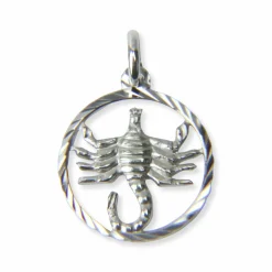 Unisex Anhänger Sternzeichen Skorpion ⌀15mm Silber 28.1236.R