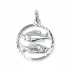 Unisex Anhänger Sternzeichen Fische ⌀15mm Silber 28.1241.R