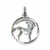 Unisex Anhänger Sternzeichen Steinbock ⌀15mm Silber 28.1239.R