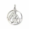 Unisex Anhänger Sternzeichen Wassermann ⌀15mm Silber 28.1240.R