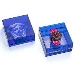 Versace Damen Armbanduhr Icon Active Chronograph schwarz pink VEZ7002 21