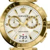 Versace Aion Chronograph Herrenuhr Gold Armband Edelstahl 45mm VE1D004 19