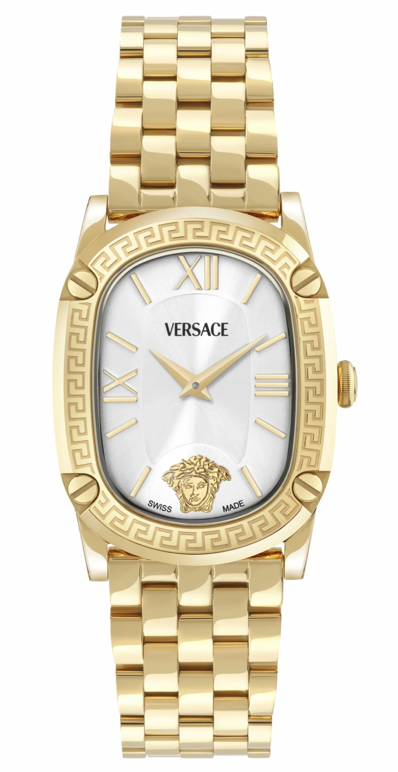 Versace Armbanduhr Damen Greca Couture Weiss VE1B01525