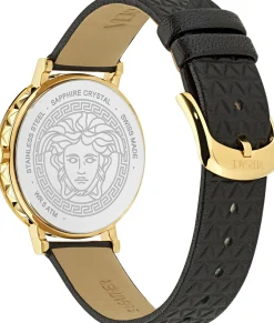 Versace Armbanduhr Damen Daedalus Schwarz/Gold VE9A00224