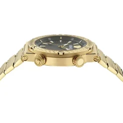 Versace Armbanduhr Herren Greca Logo Diver Gold/Schwarz VE8G00624
