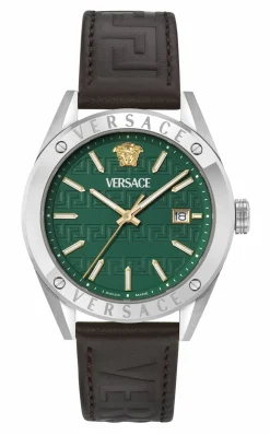 Versace Armbanduhr Herren Vekha Athletics Grün Braun VEKHA0125