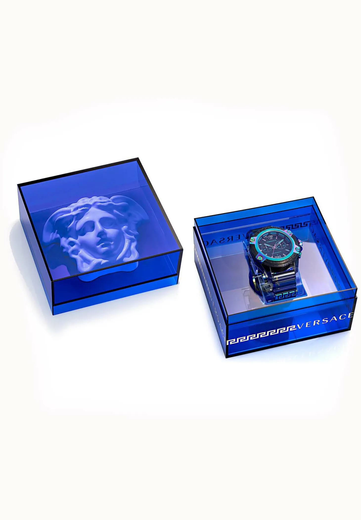 Versace Armbanduhr Sport CHRONO ACTIVE - 44MM - VEZ7-BLACK TRANSPARENT POLYCARBONATE VEZ701022